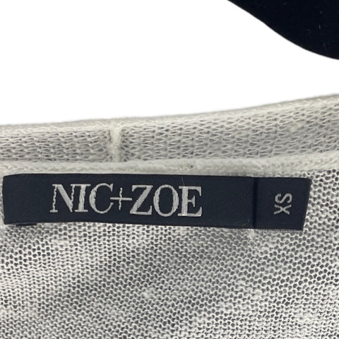 Blusa Nic+Zoe Cross Body Blanco-Talla XS
