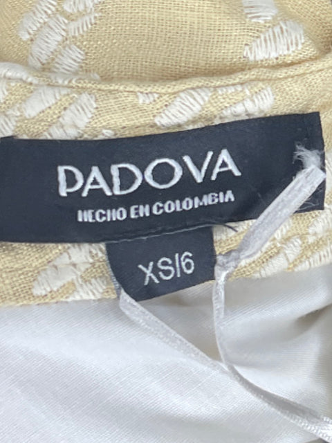 Vestido Padova Estampado Cordon Beige-Talla XS