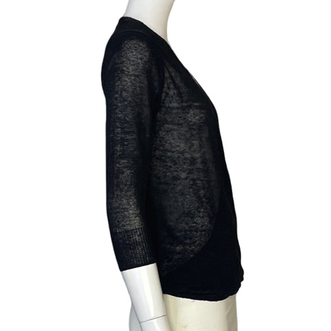 Blusa Nic+Zoe Cross Bodyy Negro-Talla XS