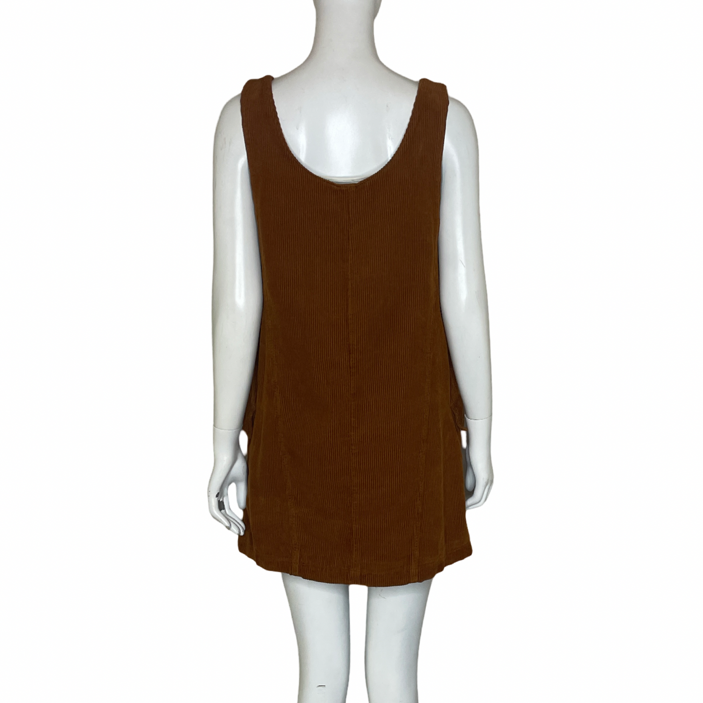 Vestido ZARA Corduroy Acanalado Marron - Talla S