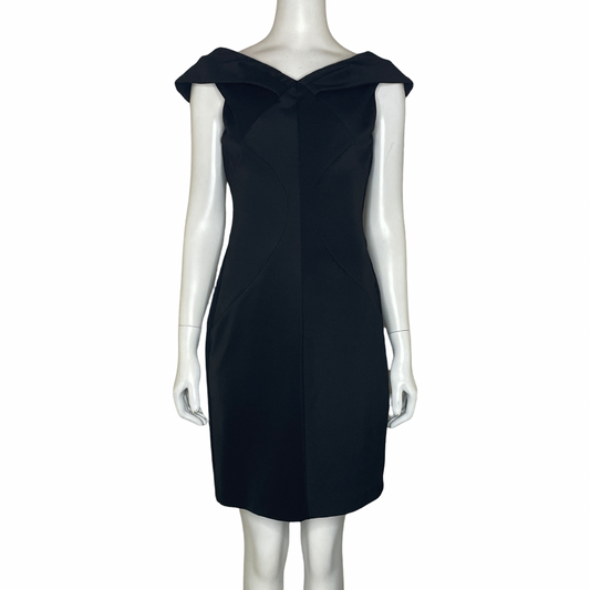 Vestido XSCAPE Sin Mangas Zipper Negro - Talla 6