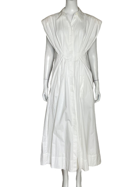 Vestido Tesoro TPS Hombreras Blanco-Talla S