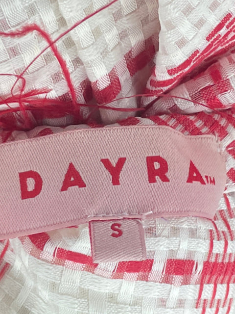 Blusa Dayra Cropped Plumas Blanco-Talla S