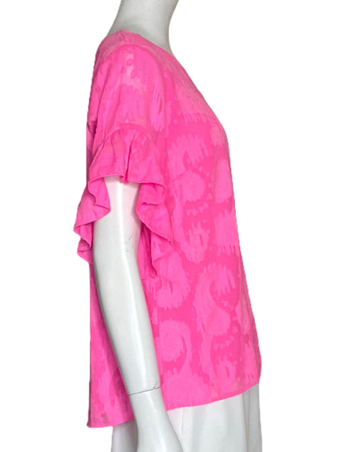 Blusa Lilly Pulitzer Vuelos Rosado-Talla S