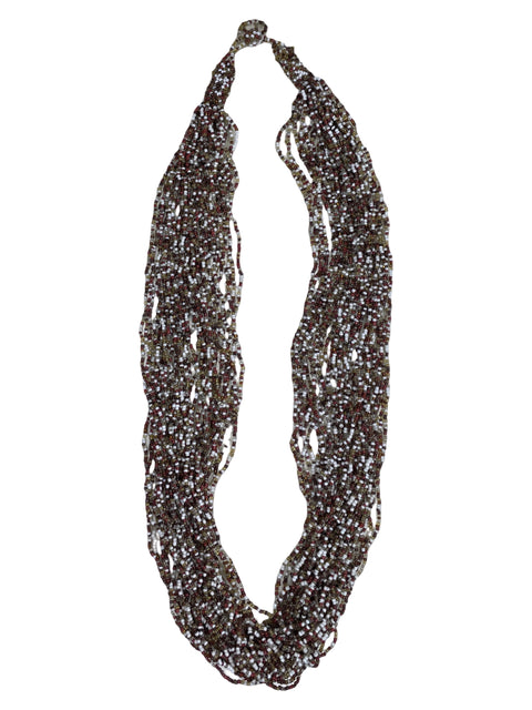 Collar Monik Joyas Multi Strand Marrón-Talla U