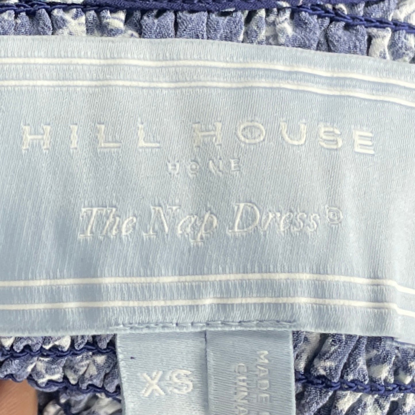 Vestido Hill House Vuelos Floral Azul-Talla S