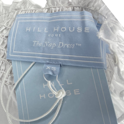 Vestido Hill House Caroline Abullonado Blanco-Talla XS