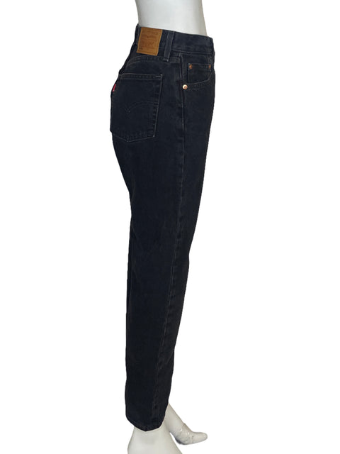 Pantalón Levi's Rasgado Negro - Talla 26