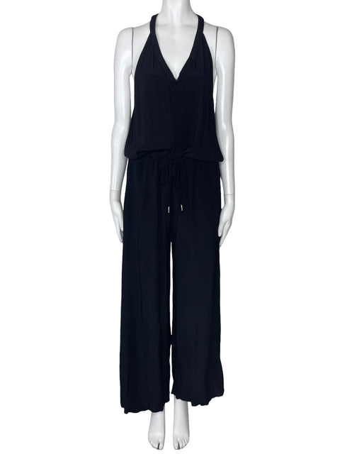 Mono Pink Stitch Tiras Bolsillo Negro-Talla 6