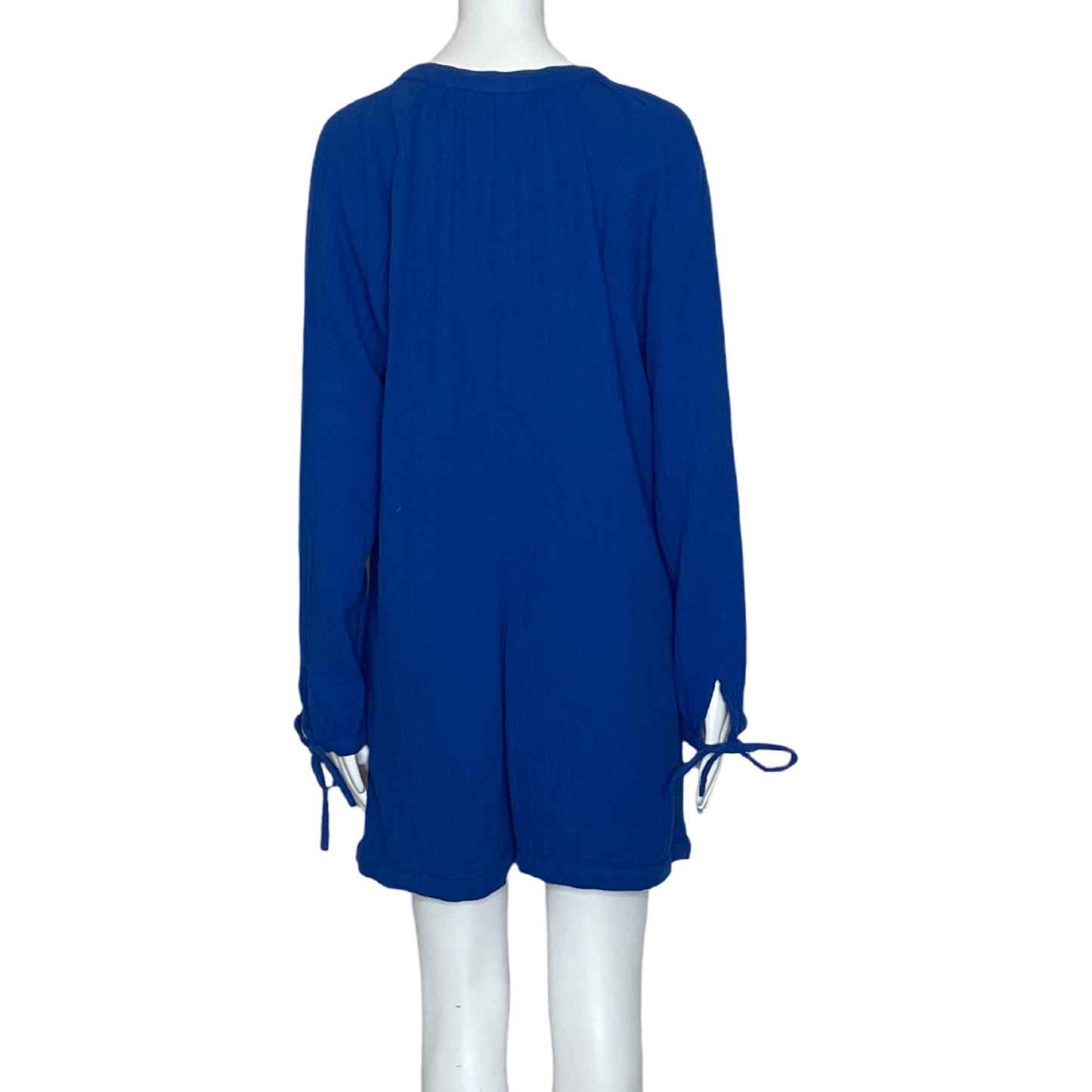 Romper MNG Manga Larga Azul-Talla S