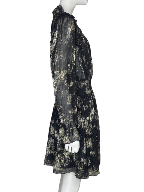 Vestido Elan Brillante Negro - Talla L