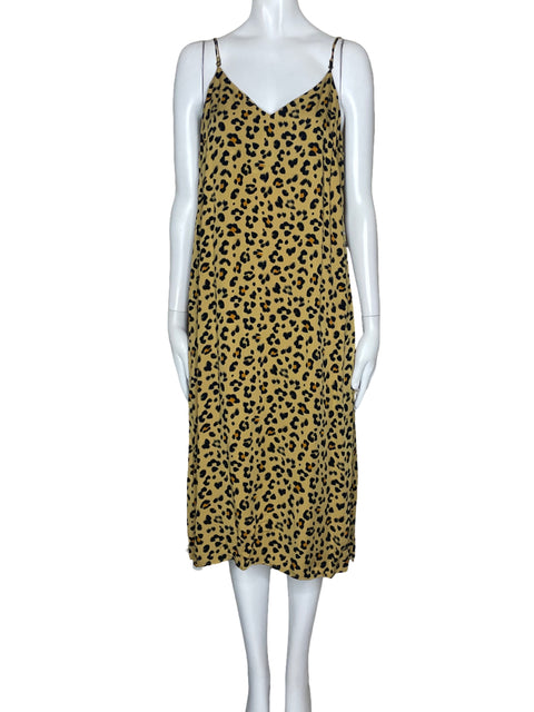Vestido & Other Stories Animal Print Marron-Talla 12