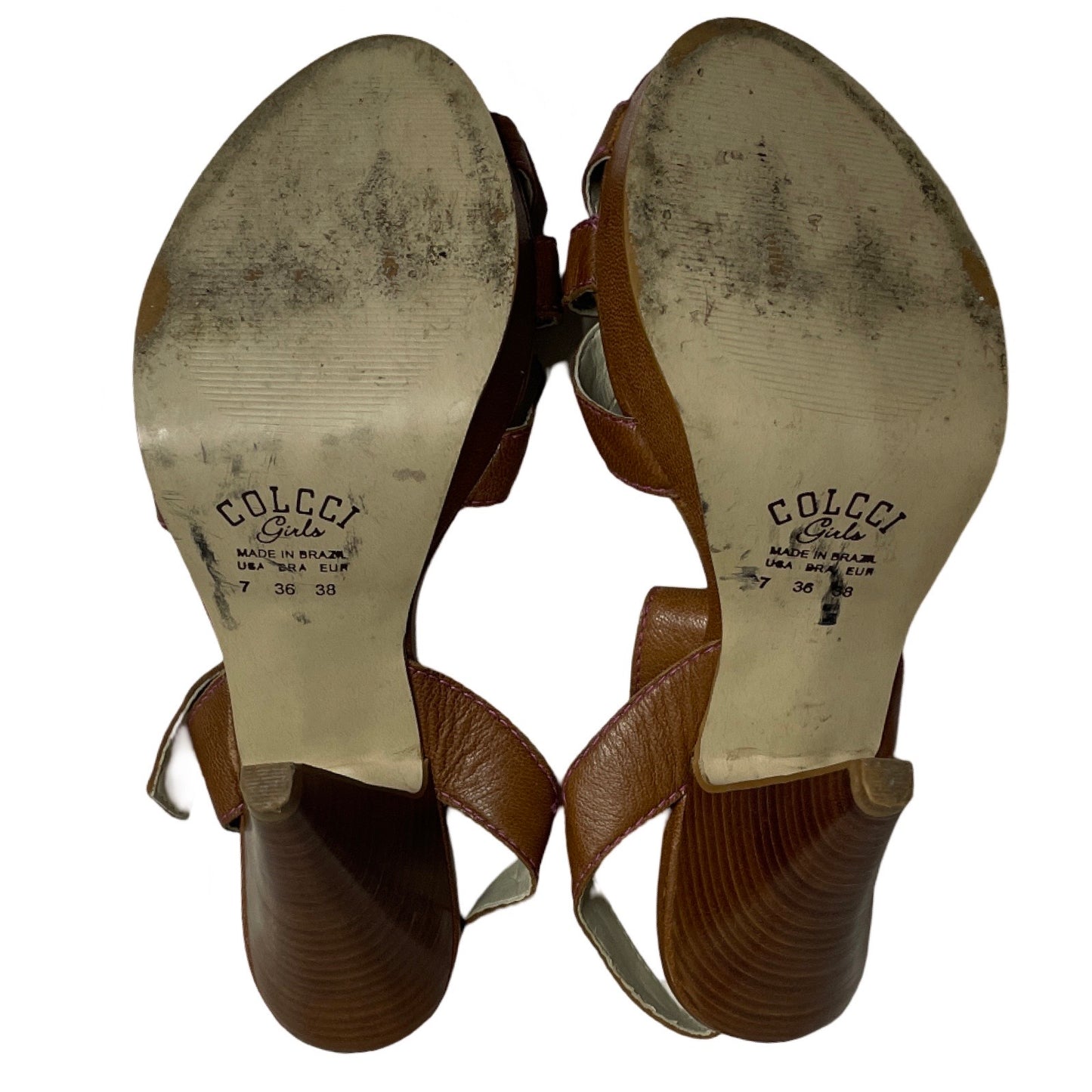 Sandalia Colcci Girl Mule Marron-Talla 7
