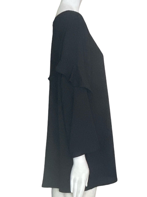 Blusa Alfani Liso Vuelos Negro - Talla XL