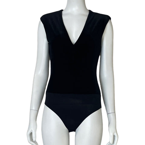 Bodysuit MNG Velvet Negro-Talla XS