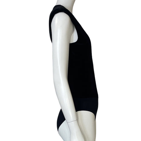 Bodysuit MNG Velvet Negro-Talla XS