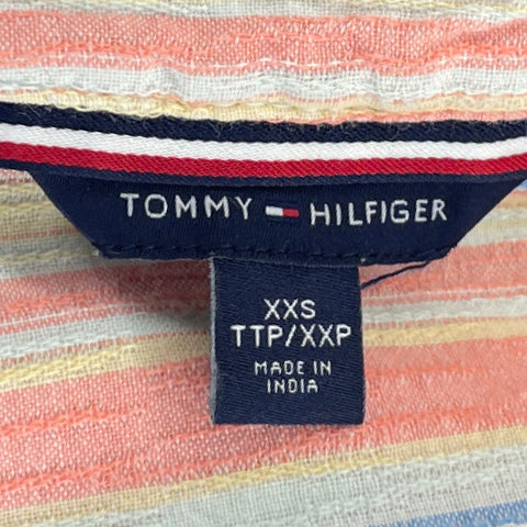 Vestido Tommy Hilfiger Camisero Naranja-Talla XXS