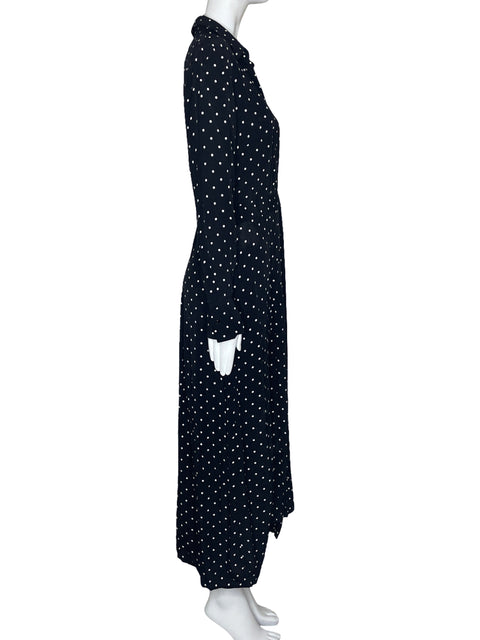 Vestido Tesoro TPS Camisero Lunares Negro-Talla 10
