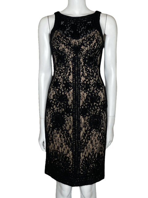Vestido Suewong Encaje Mini Negro-Talla 2