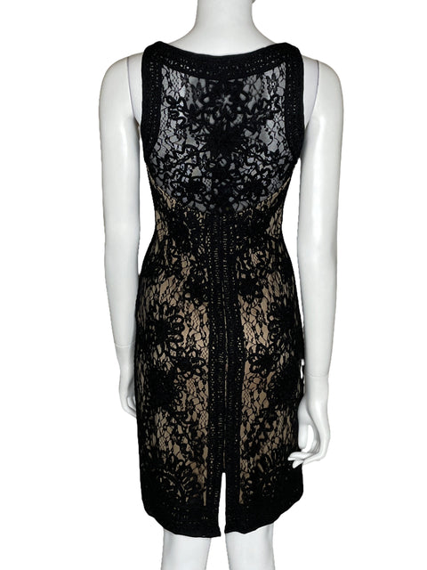 Vestido Suewong Encaje Mini Negro-Talla 2