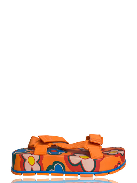 Calzado Melissa Brave Papete Platform Naranja-Talla 9