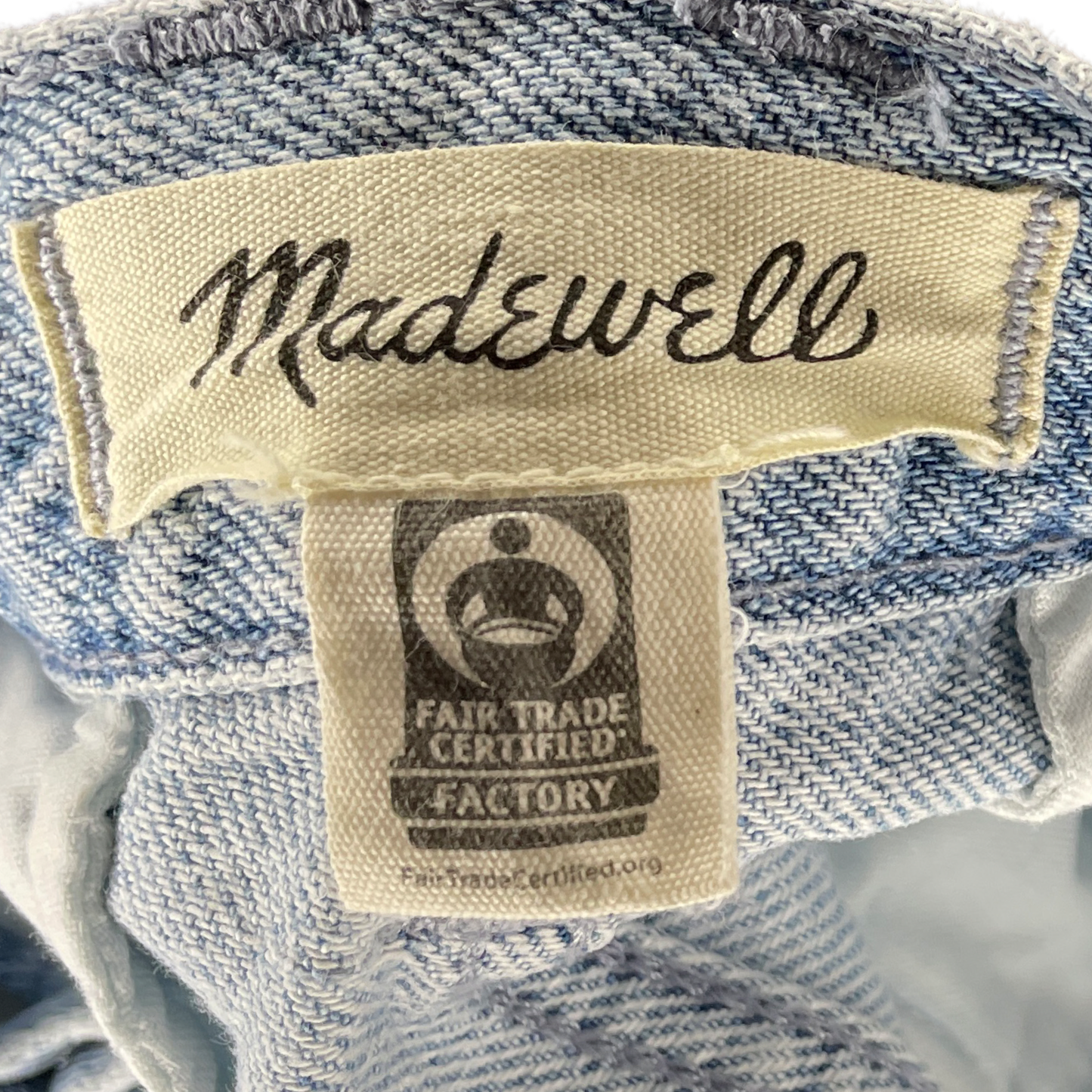 Pantalón Madewell Cargo Denim Azul-Talla 27
