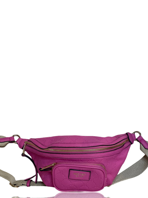 Bolso Nine West Riñonera Houghton Textured Fanny Rosado-Talla M