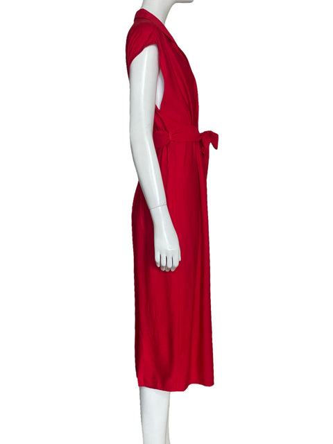 Vestido MNG Camisero Rojo-Talla S