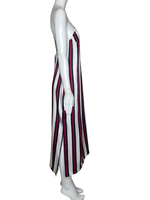 Vestido Finders Keepers Rayas Tiras Blanco-Talla M