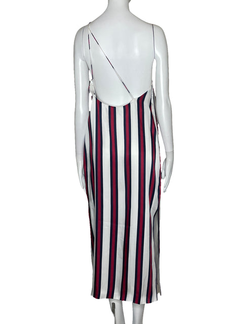 Vestido Finders Keepers Rayas Tiras Blanco-Talla M