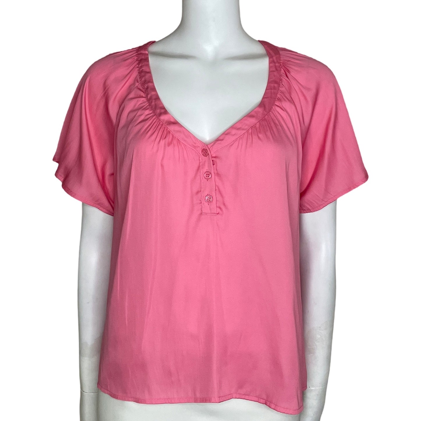 Blusa La Lavon. Fluida Rosado-Talla S