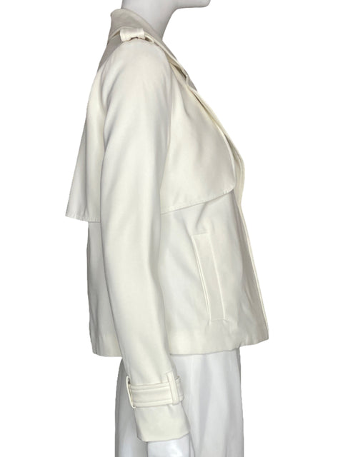 Chaqueta Color Siete Fluida Blanco - Talla S