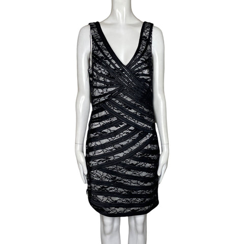Vestido Maria Bonita Encaje Negro-Talla L