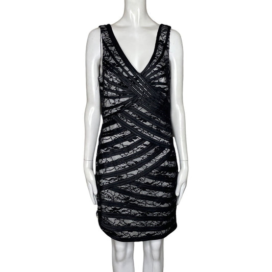 Vestido Maria Bonita Encaje Negro-Talla L