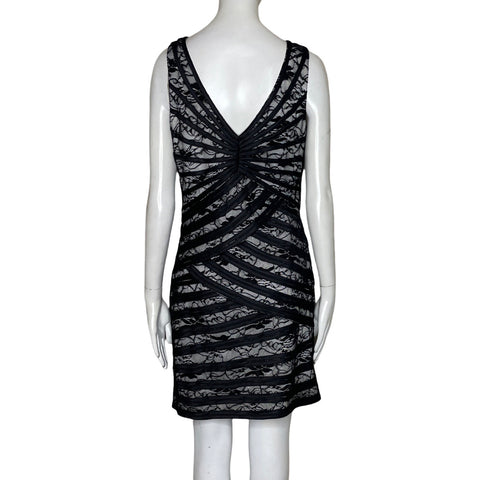 Vestido Maria Bonita Encaje Negro-Talla L