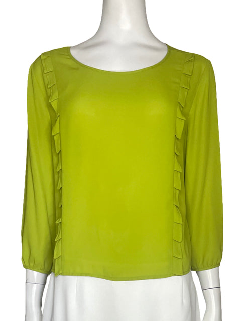 Blusa MNG Flecos Verde - Talla S