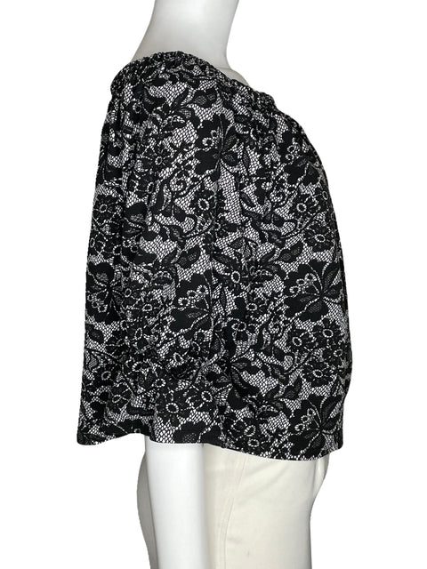 Blusa Missi Floral Blanco-Talla M/L