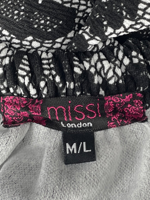Blusa Missi Floral Blanco-Talla M/L