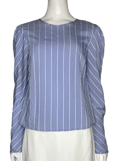 Blusa Endless Rose Lineas Azul  - Talla M