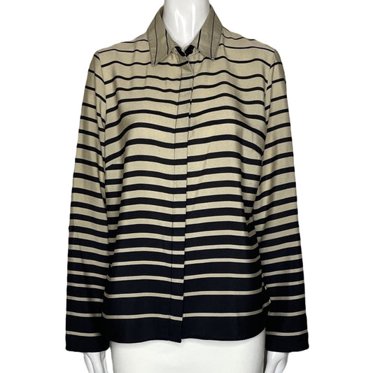 Blusa Zac & Rachel Rayas Beige-Talla S