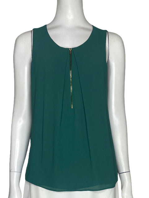 Blusa Naked Zebra sin Mangas Verde - Talla M