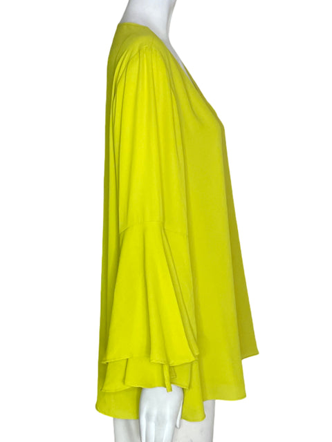 Blusa Alfani Liso Vuelos Verde - Talla 16