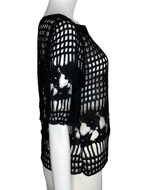 Blusa Zawary Encaje Negro-Talla U