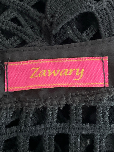 Blusa Zawary Encaje Negro-Talla U