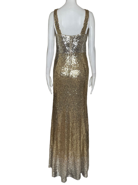 Vestido Tesoro TPS Lentejuelas Degradado Dorado-Talla S