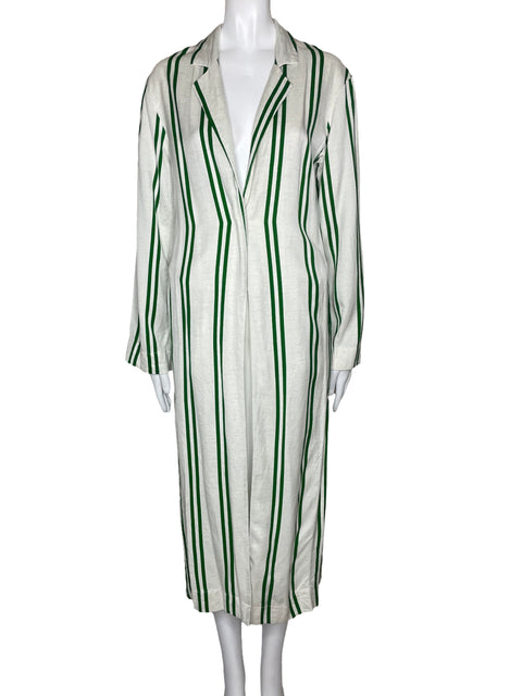 Kimono Top Shop Rayas Blanco-Talla 4