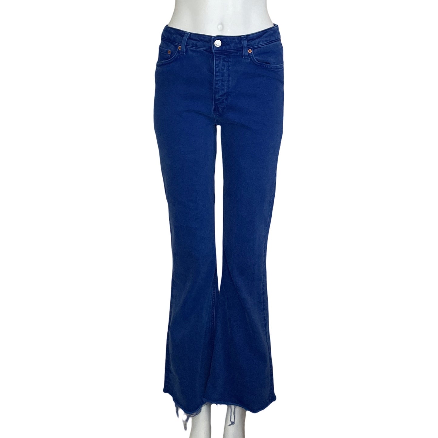 Pantalón Zara Jeans Azul-Talla 6