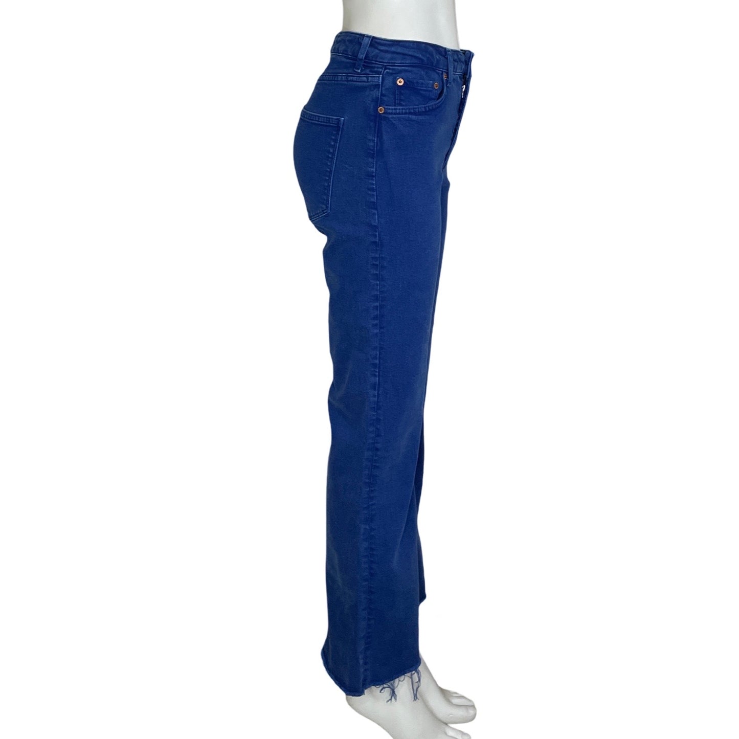 Pantalón Zara Jeans Azul-Talla 6