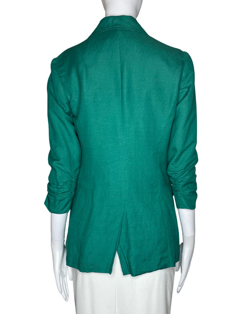 Blazer Karen Kane Bolsillo Verde-Talla XS