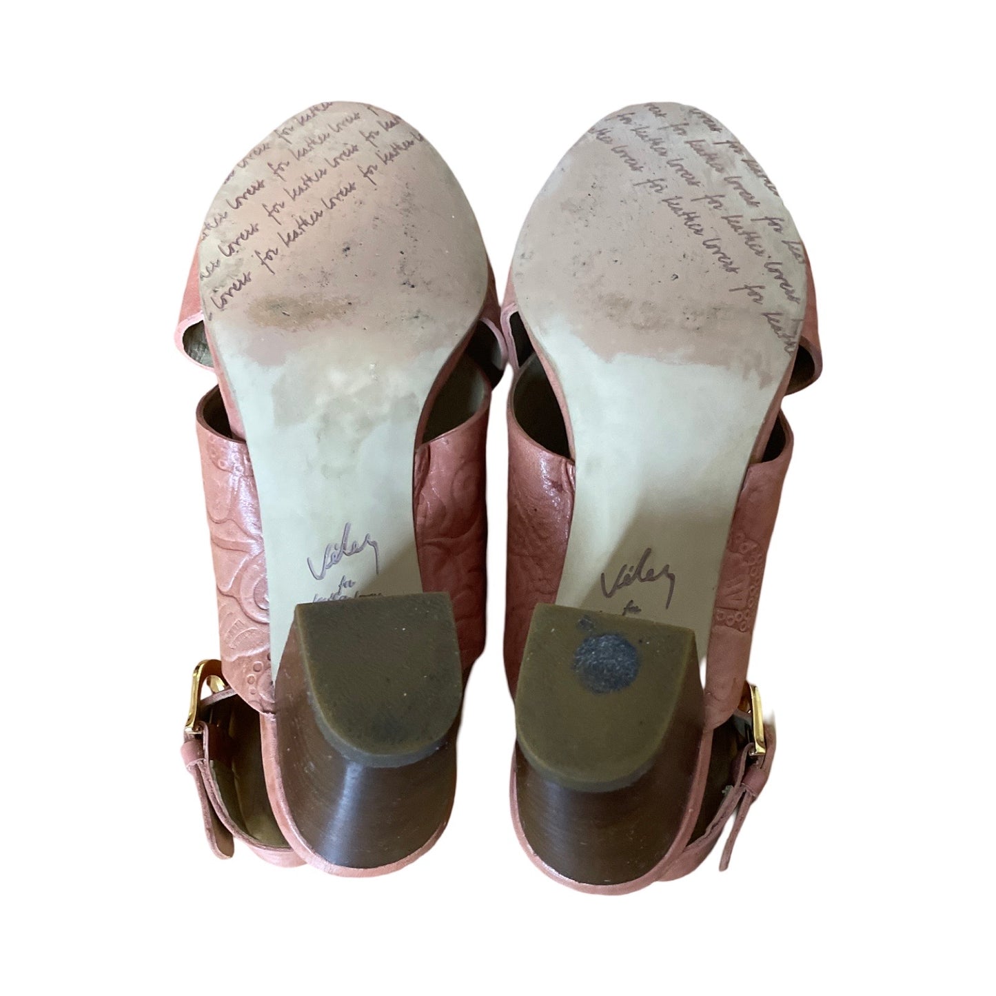 Sandalias Velez Plataforma Rosado-Talla 36